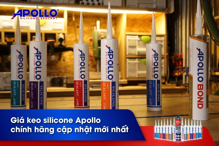Giá keo silicone Apollo chính hãng cập nhật mới nhất