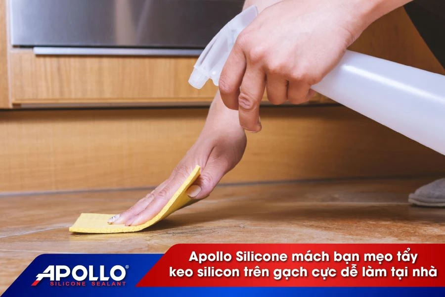 Apollo Silicone mách bạn mẹo tẩy keo silicon trên gạch cực dễ làm tại nhà