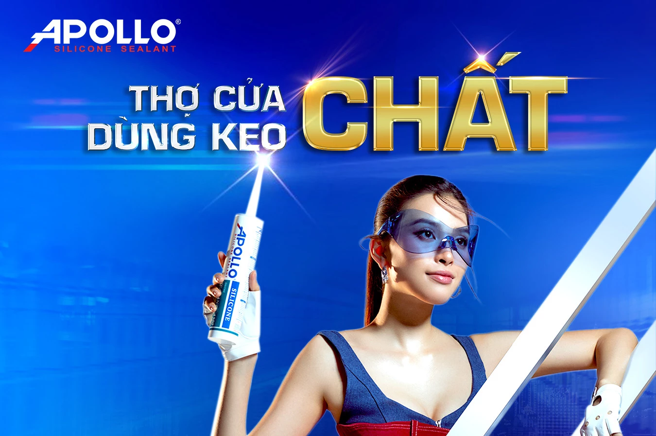 Thợ cửa chất dùng keo chất - Chất như Apollo