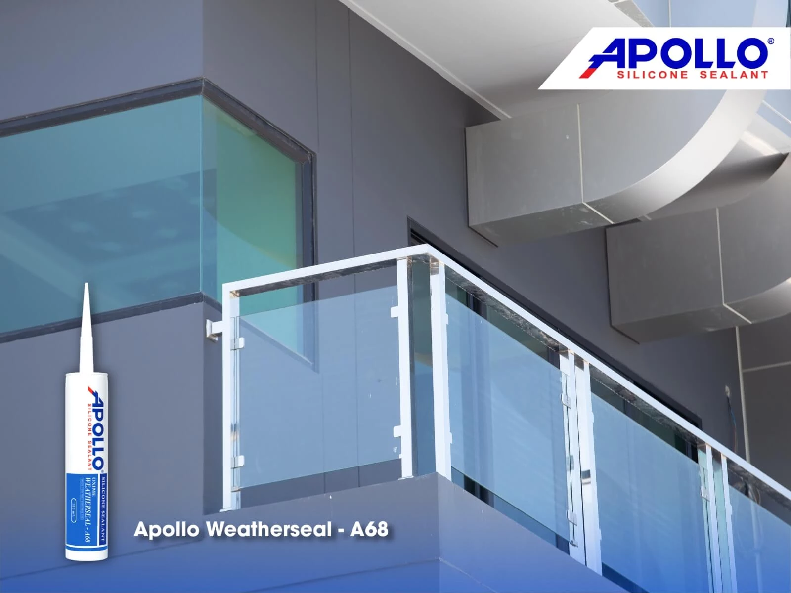 Apollo Weatherseal - A68 là chất keo chịu được mọi nhiệt độ thời tiết và các yếu tố tác động từ môi trường