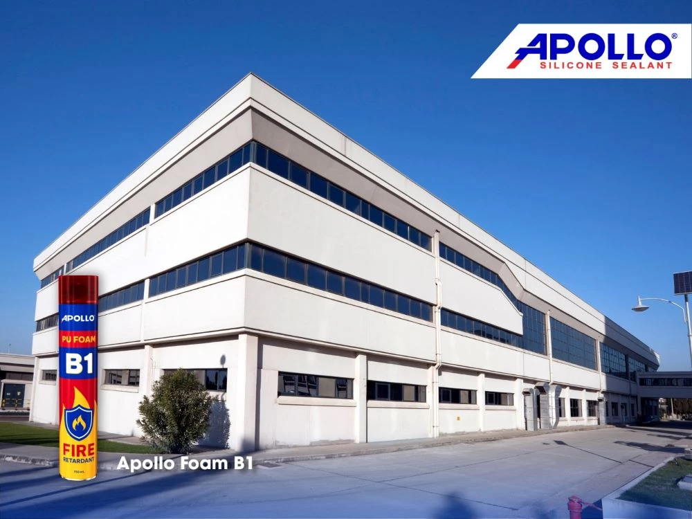 Apollo PU Foam B1 - Siêu phẩm chống cháy bảo vệ công trình bền đẹp, an toàn