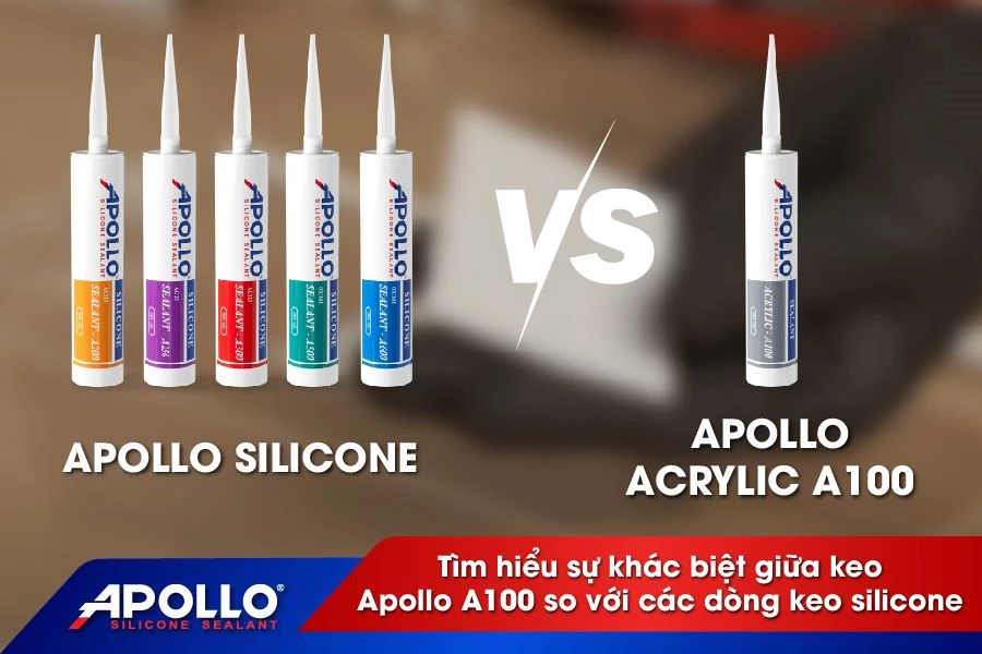 Tìm hiểu sự khác biệt giữa keo Apollo A100 so với các dòng keo silicone