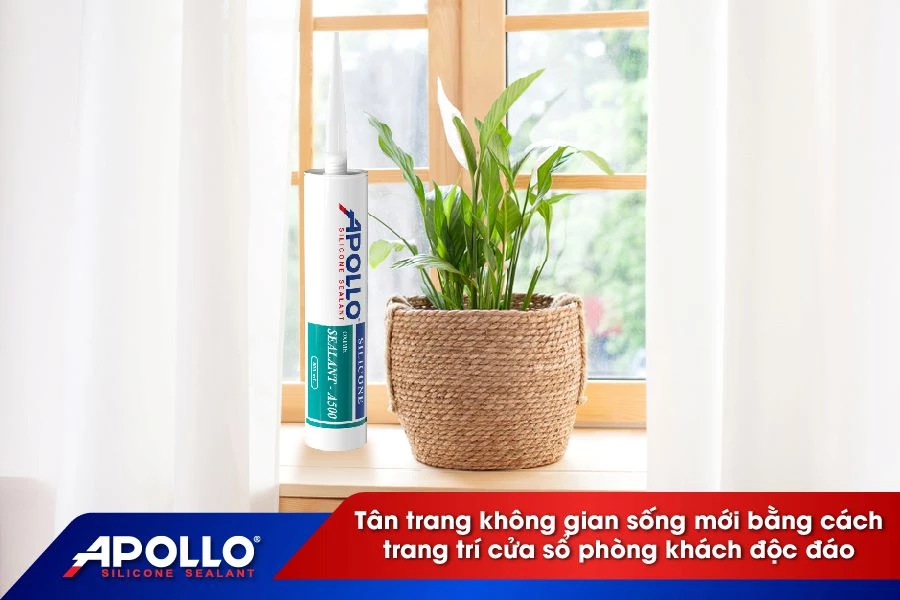 Tân trang không gian sống mới bằng cách trang trí cửa sổ phòng khách độc đáo