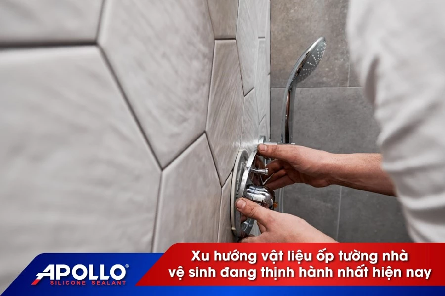 Xu hướng vật liệu ốp tường nhà vệ sinh đang thịnh hành nhất hiện nay