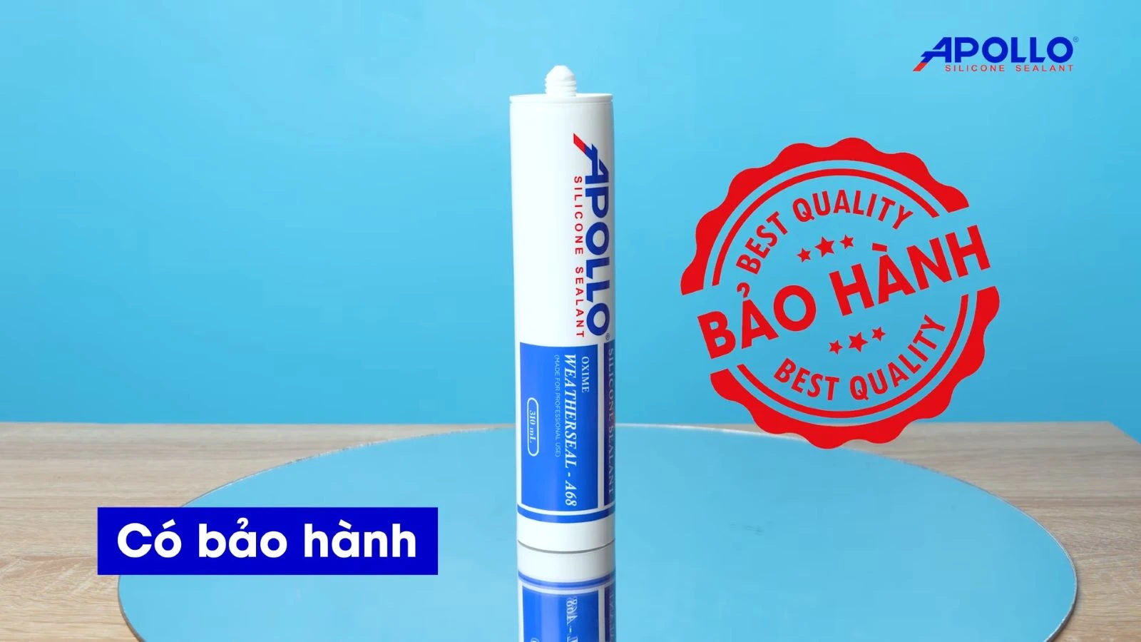 Apollo Weatherseal - A68 đáp ứng tiêu chuẩn khắt khe của Mỹ, chất lượng Nhật và có chứng nhận bảo hành đi kèm