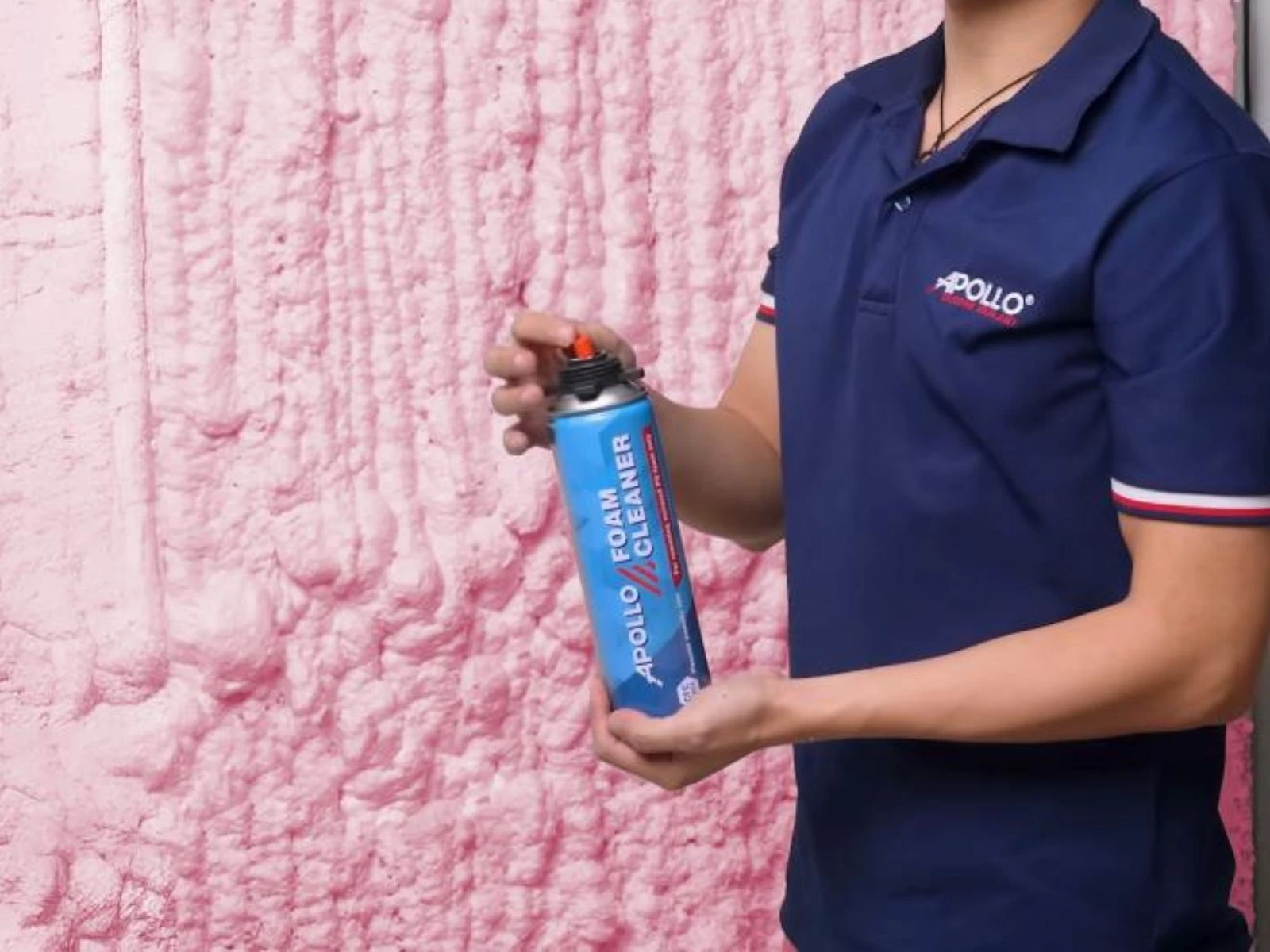 Làm sạch bình, vòi và đầu phun keo bọt với Apollo Foam Cleaner