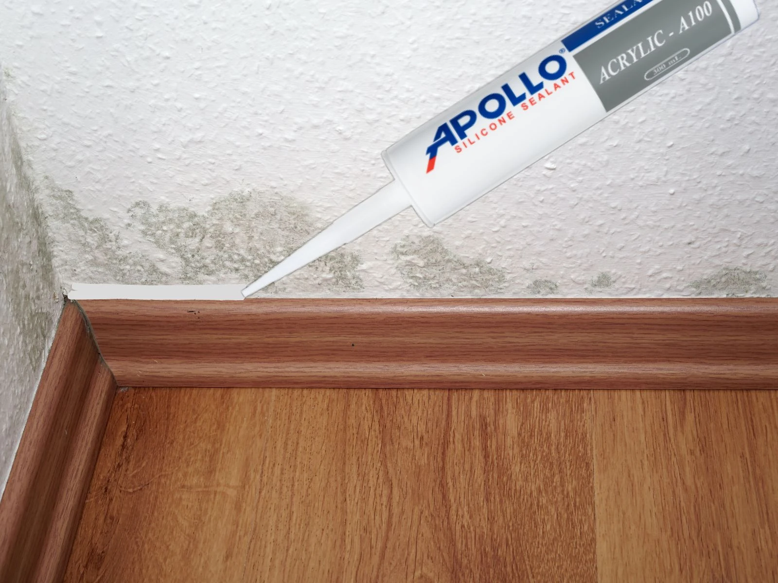 Apollo Acrylic A100 cho phép bạn sơn phủ trực tiếp lên mối nối sau khi khô, tiết kiệm thời gian và công sức