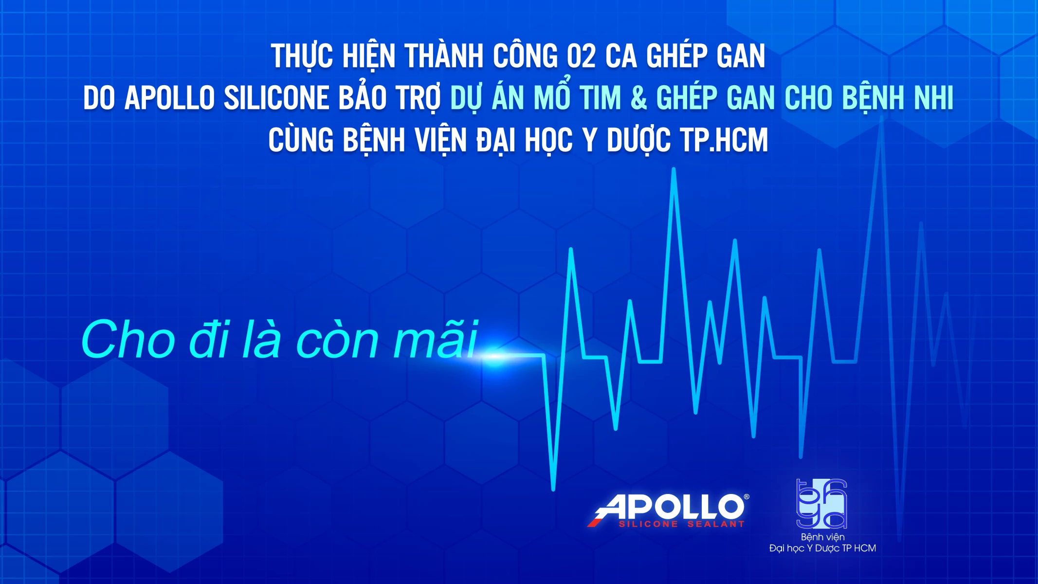 Thực hiện thành công 02 ca ghép gan do Apollo Silicone bảo trợ dự án mổ tim và ghép gan cho bệnh nhi cùng Bệnh Viện Đại Học Y Dược TPHCM