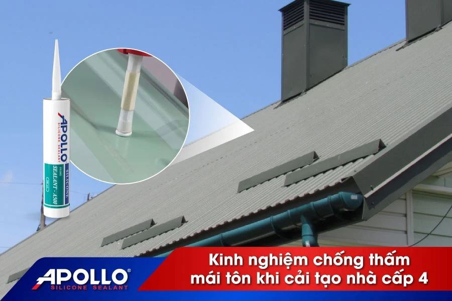 Cải Tạo Nhà Cấp 4 - Các Lựa Chọn Chống Thấm Mái Tôn Bền Vững Và Tiết Kiệm