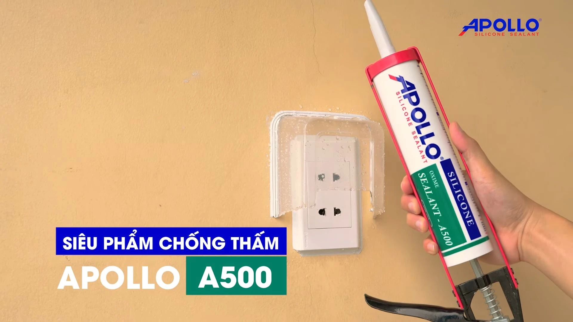 Apollo Silicone A500 - Giải pháp thi công chống thấm được nhiều thợ lành nghề tin dùng