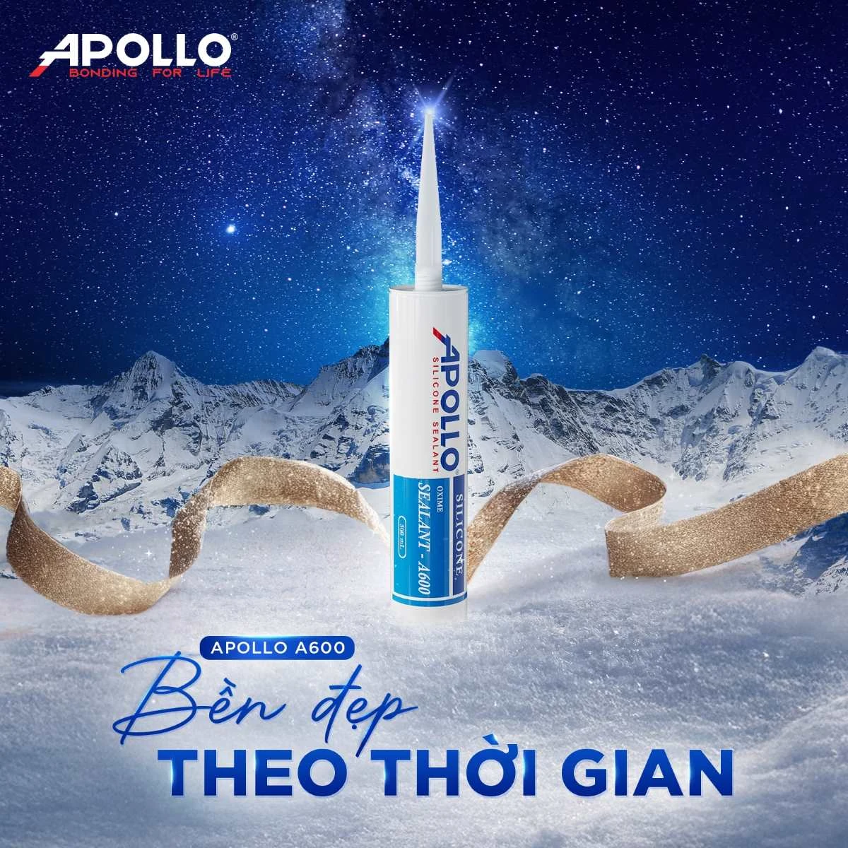 Apollo A600 là giải pháp chất trám toàn diện, đảm bảo giá trị lâu dài cho mọi dự án từ công trình xây dựng đến nội thất bên trong