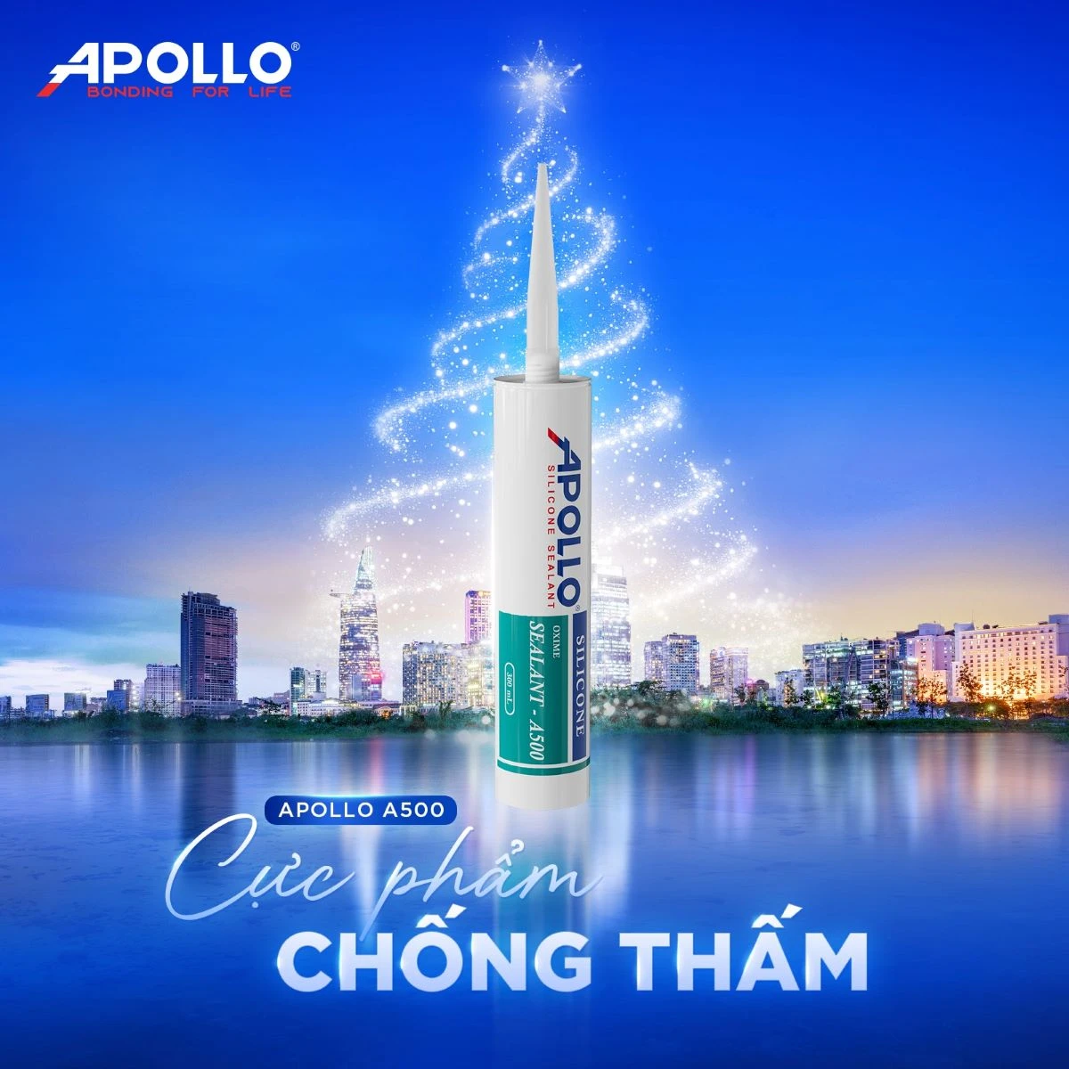 Cực phẩm chống thấm Apollo A500 là lựa chọn hoàn hảo mang đến sự an tâm, bền bỉ và bảo vệ tổ ấm của bạn trong mùa lễ hội.