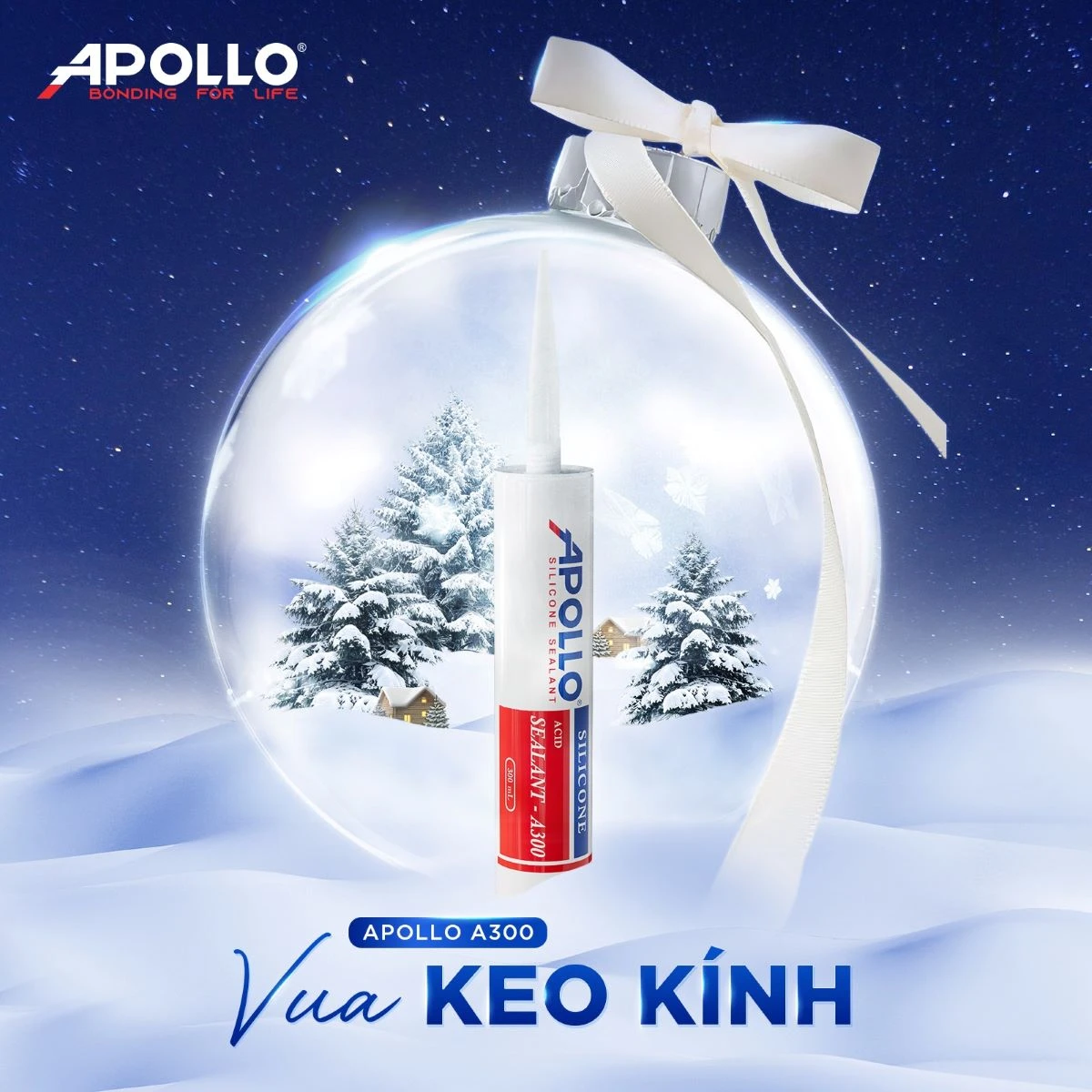 Vua keo kính Apollo A300 – Giải pháp hoàn hảo cho cửa kính và cửa sổ, tạo nên không gian sống ấm cúng và bền vững.