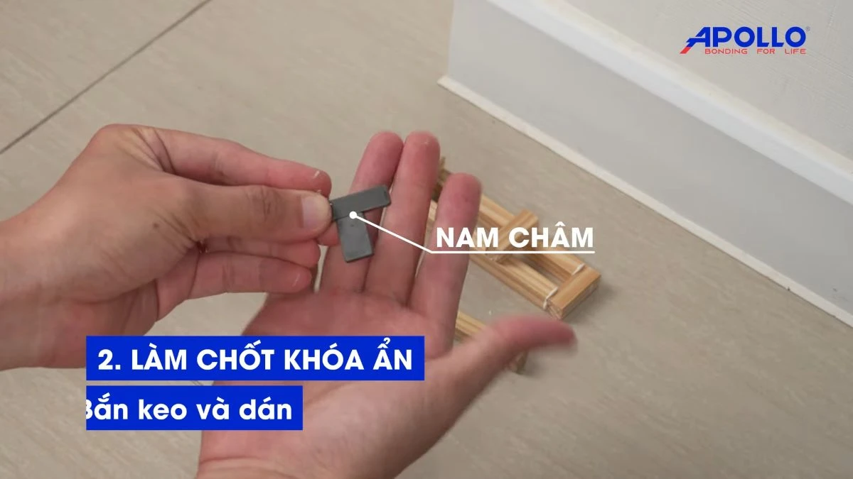 Cơ chế khóa trượt kết hợp với lực hút nam châm là yếu tố giúp ngăn kéo hoạt động trơn tru và khó bị phát hiện