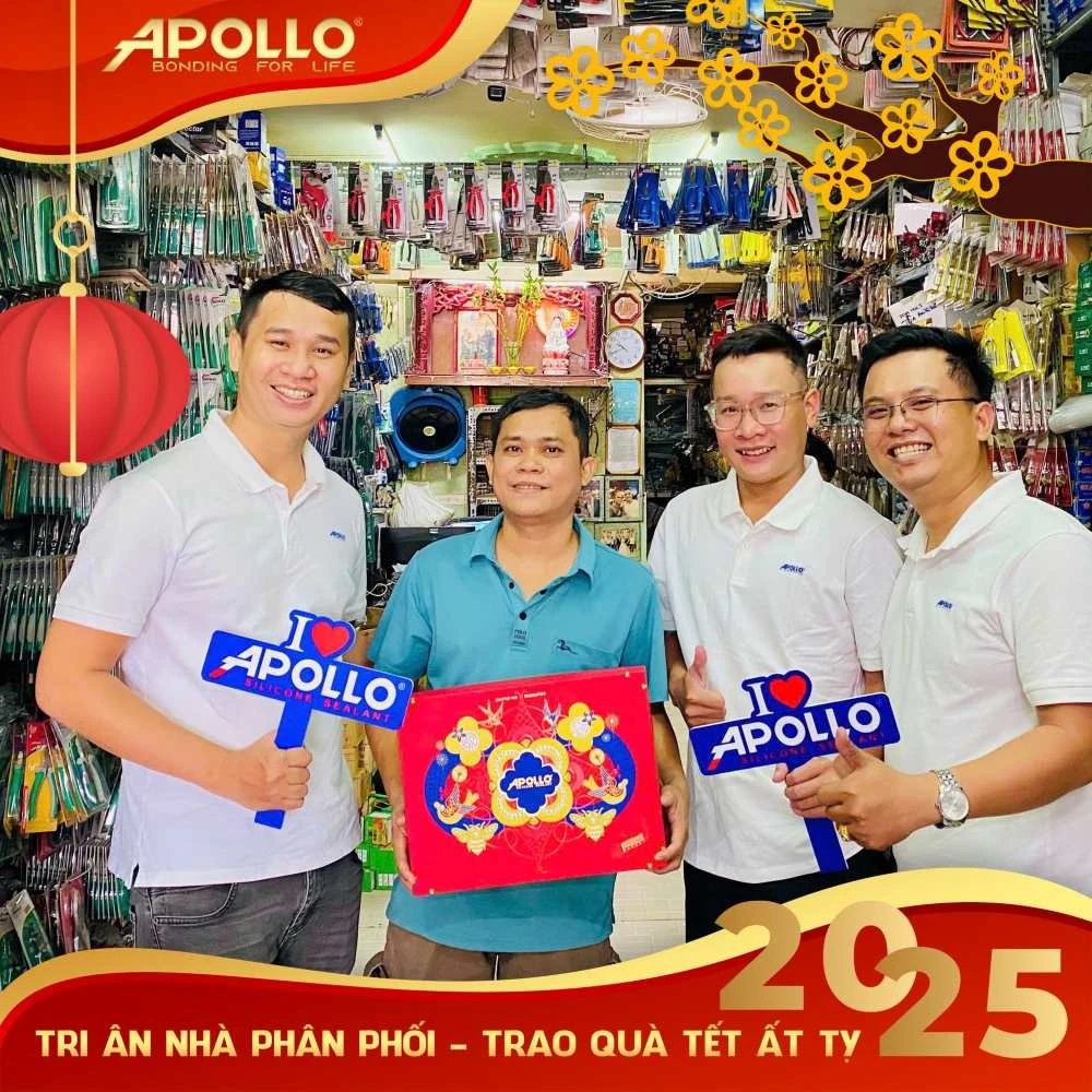 Apollo Silicone gửi gắm sự chân thành trong từng món quà, là lời chúc may mắn, tài lộc và thịnh vượng gửi đến Qúy Khách Hàng nhân dịp đầu xuân