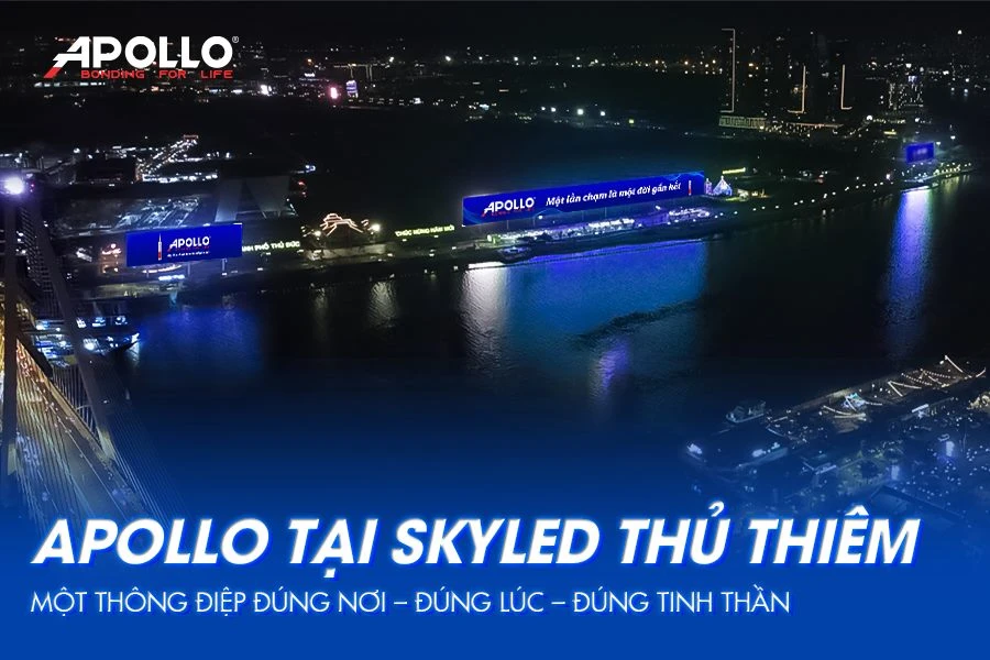 Apollo Silicone tại SkyLED Thủ Thiêm - Một thông điệp đúng nơi, đúng lúc, đúng tinh thần