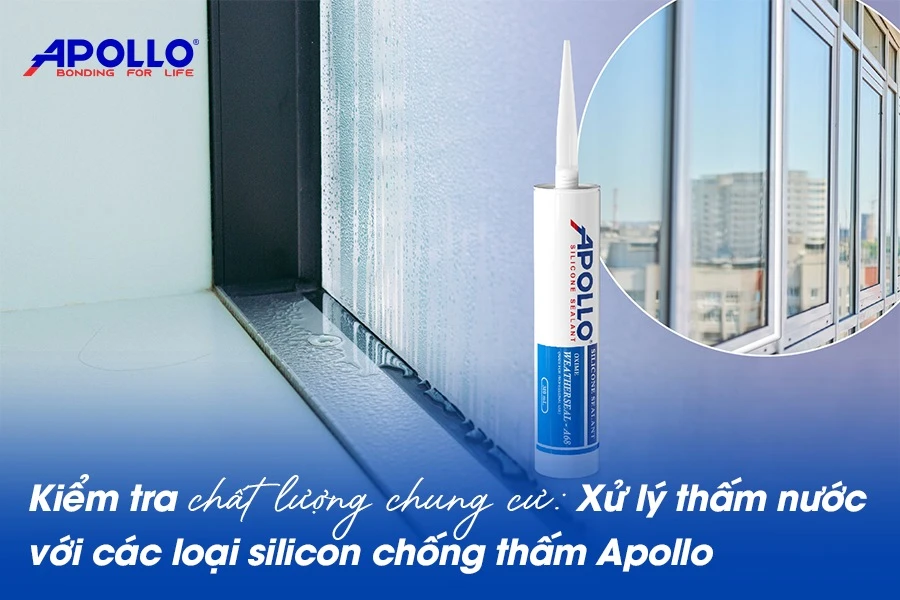 Xử lý thấm nước với các loại silicon chống thấm