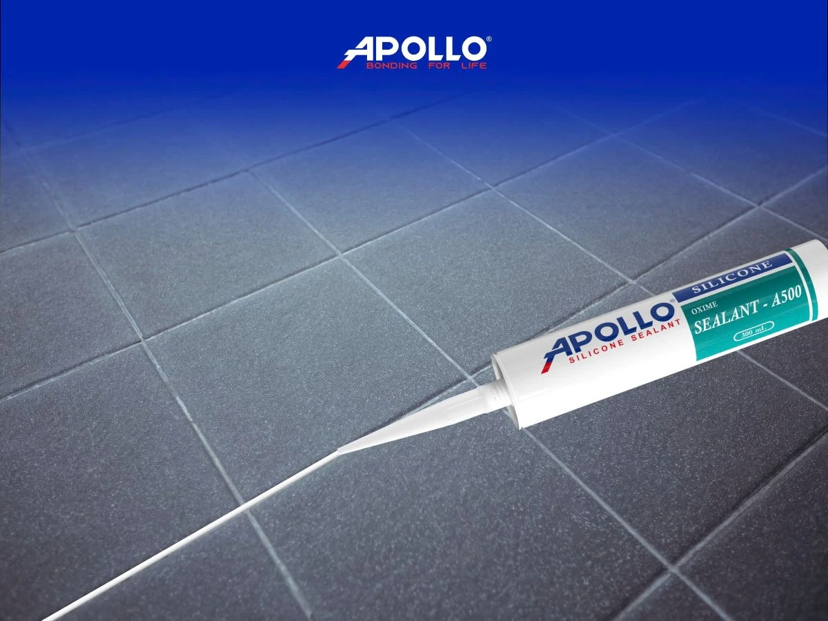 Apollo Silicone Sealant A500 được sử dụng để trám kín các mối nối, mang lại sự bảo vệ tối ưu và độ bền cho công trình