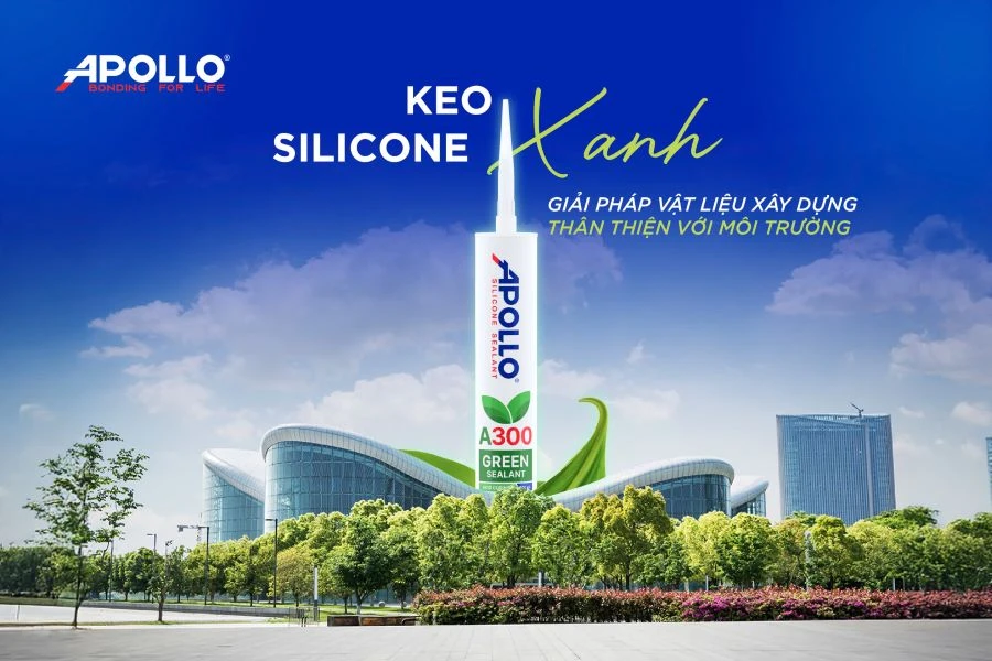 Keo silicone xanh: Giải pháp vật liệu xây dựng thân thiện môi trường