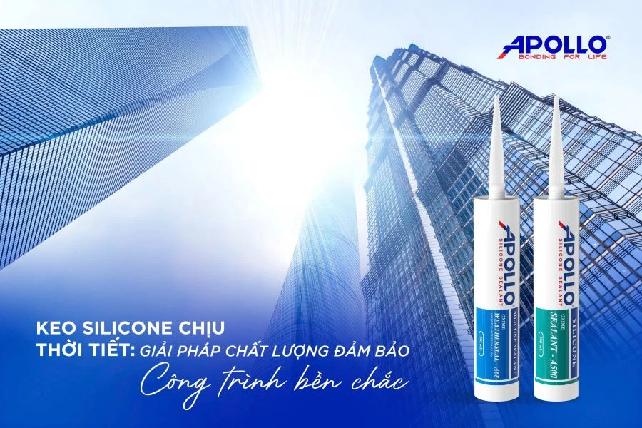 Keo silicone chịu thời tiết: Giải pháp chất lượng đảm bảo công trình bền chắc