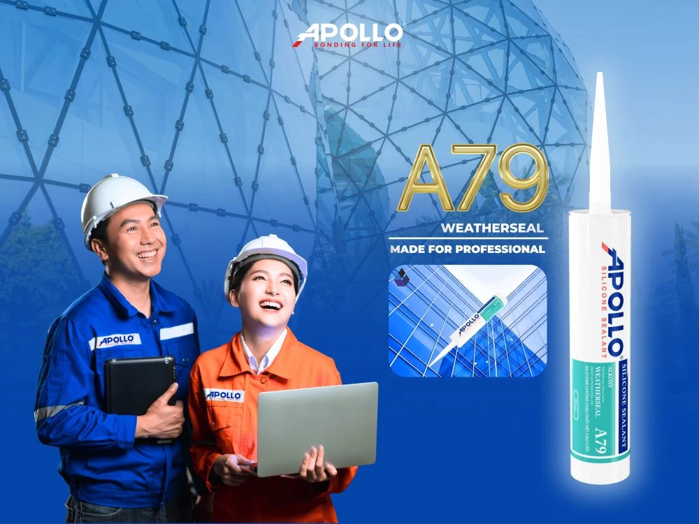 Apollo Weatherseal A79 - Giải pháp trám khe và chống thấm hiệu quả, bền vững cho công trình