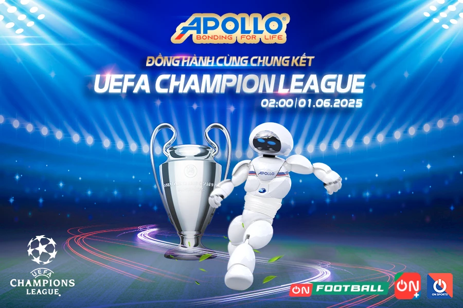 Apollo Silicone – Nhà tài trợ bóng đá cho trận chung kết UEFA Champions League 2024 - 2025
