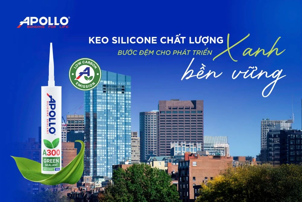 Sử dụng keo silicone xanh là bước đệm quan trọng giúp chủ thầu, thợ thi công kiến tạo nên những công trình thân thiện với môi trường