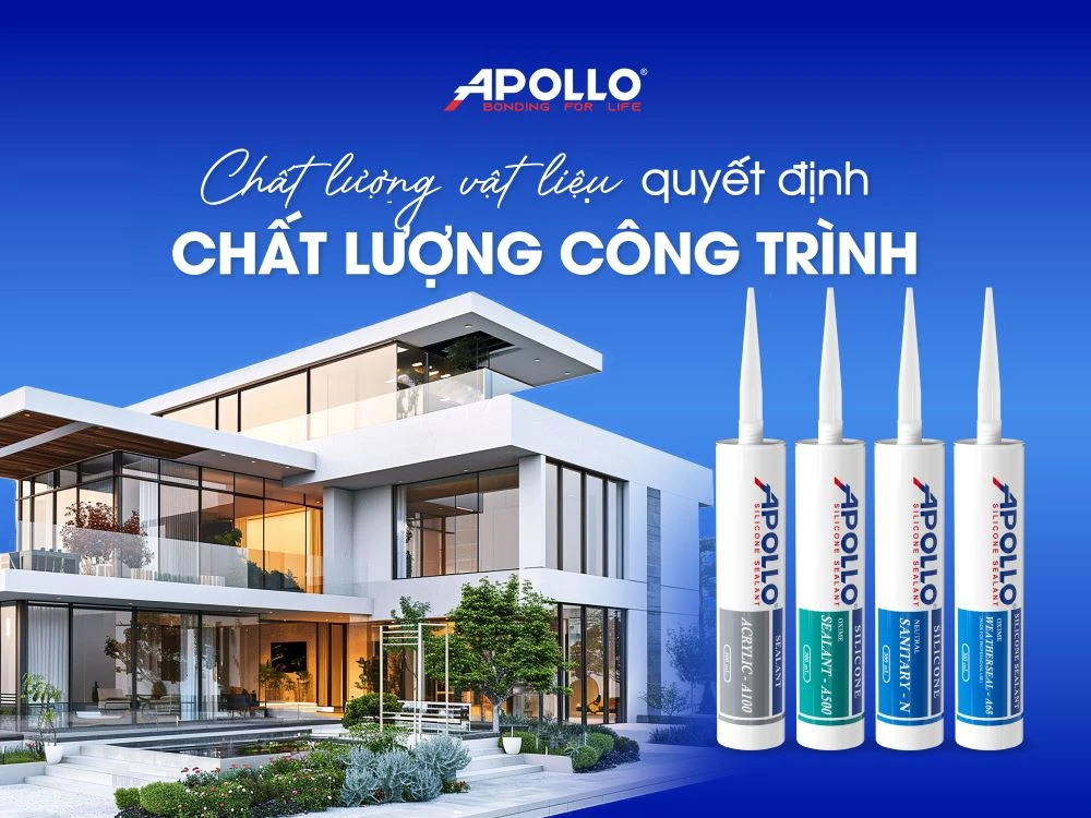 Lựa chọn keo silicone chất lượng, phù hợp với từng hạng mục giúp đảm bảo chất lượng thi công