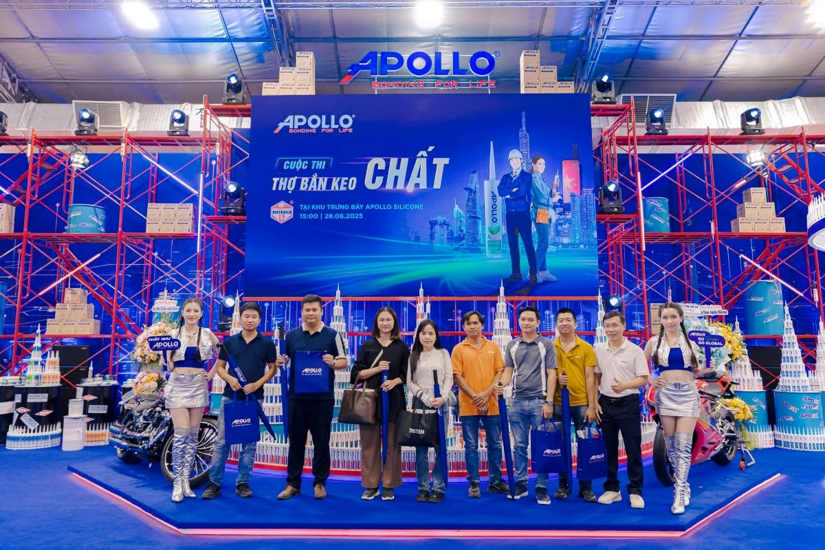 VietBuild HCM 2025 – Không gian trưng bày đỉnh cao của Apollo Silicone