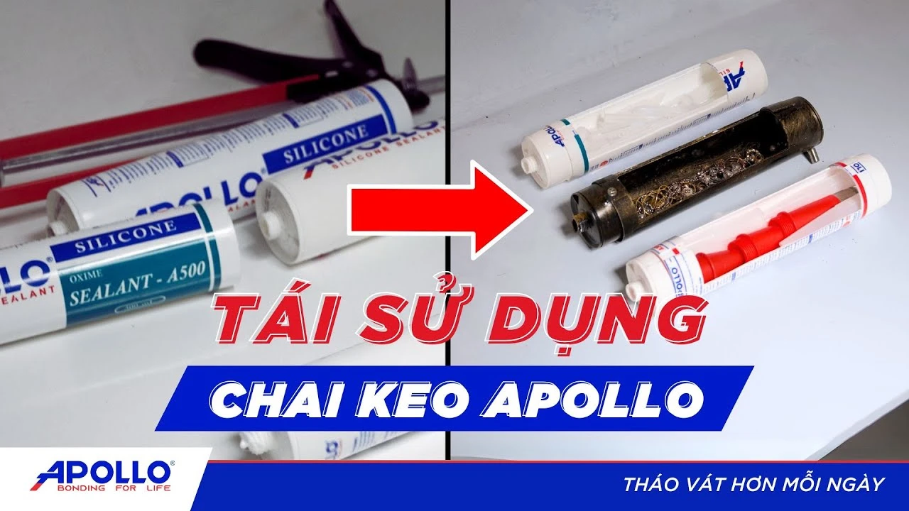 Hướng dẫn tái sử dụng vỏ chai keo Apollo thành hộp đựng dụng cụ thông minh | Tháo vát hơn mỗi ngày