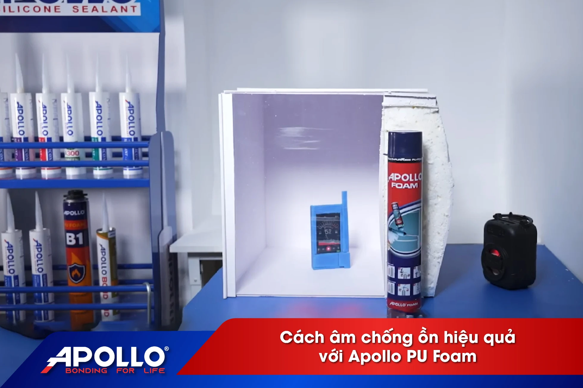 Cách âm chống ồn hiệu quả với Apollo PU Foam