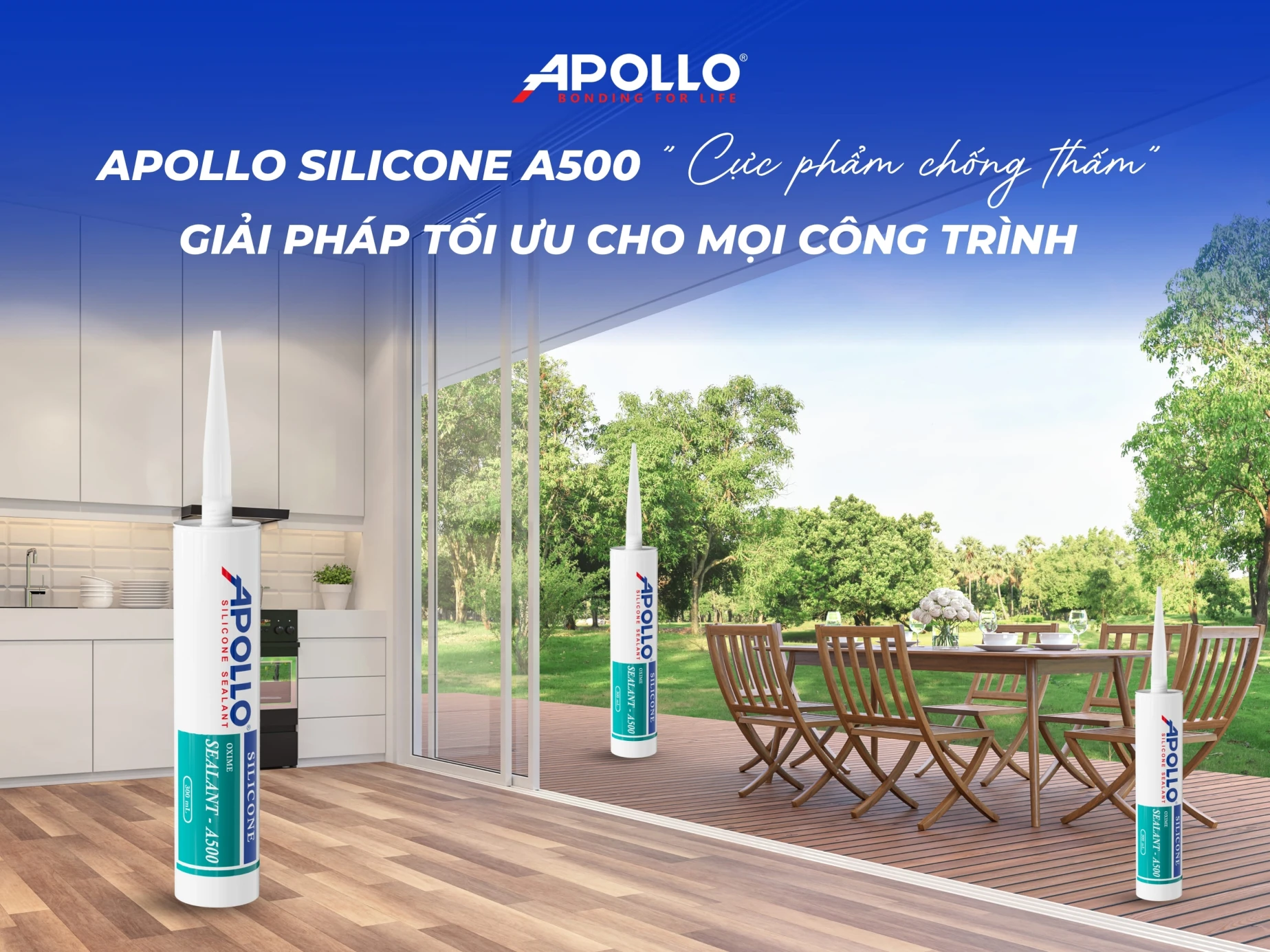 Apollo Silicone A500 – Cực phẩm chống thấm