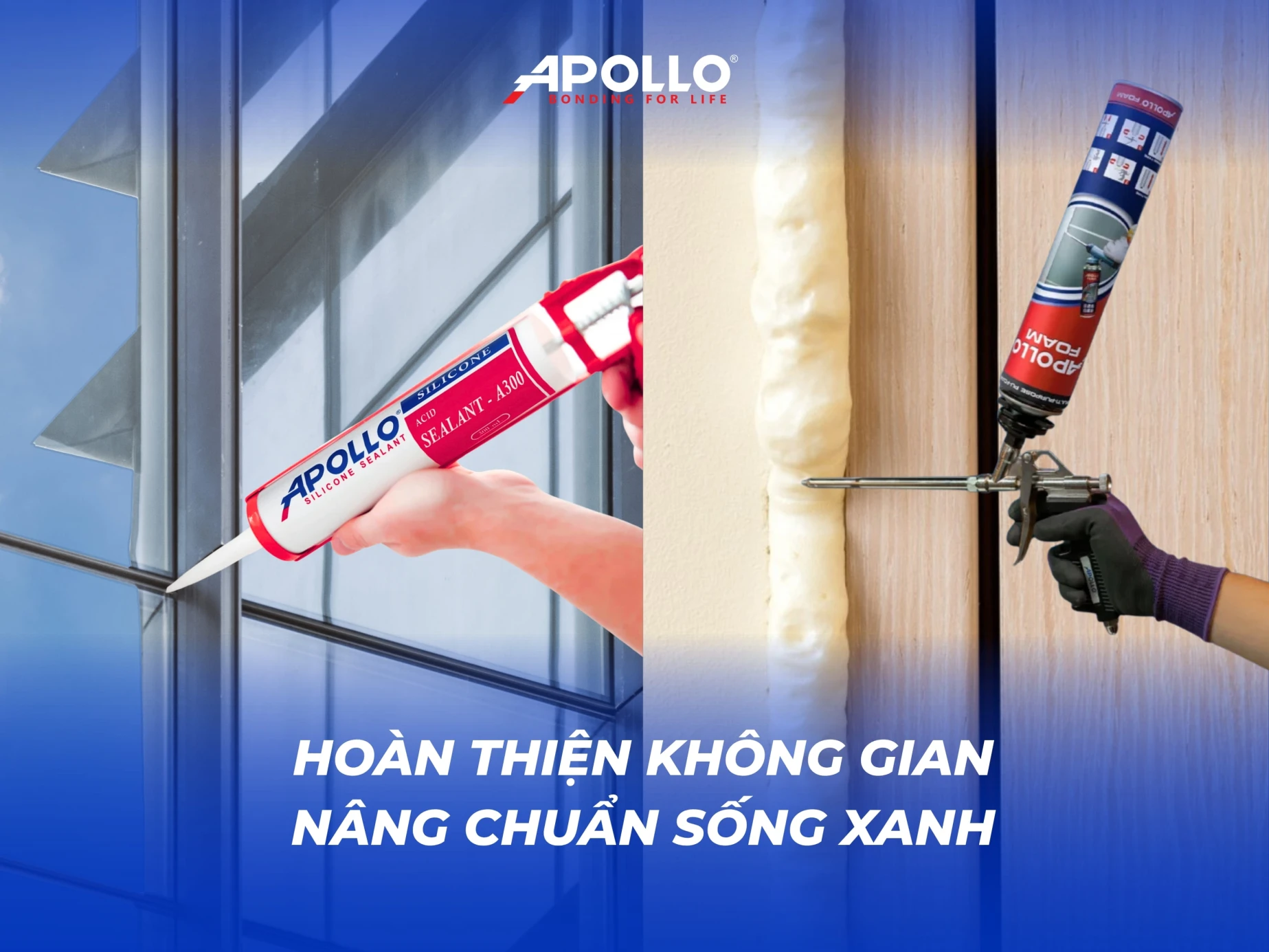 Giải pháp trám khe cách âm cho không gian sống hiện đại