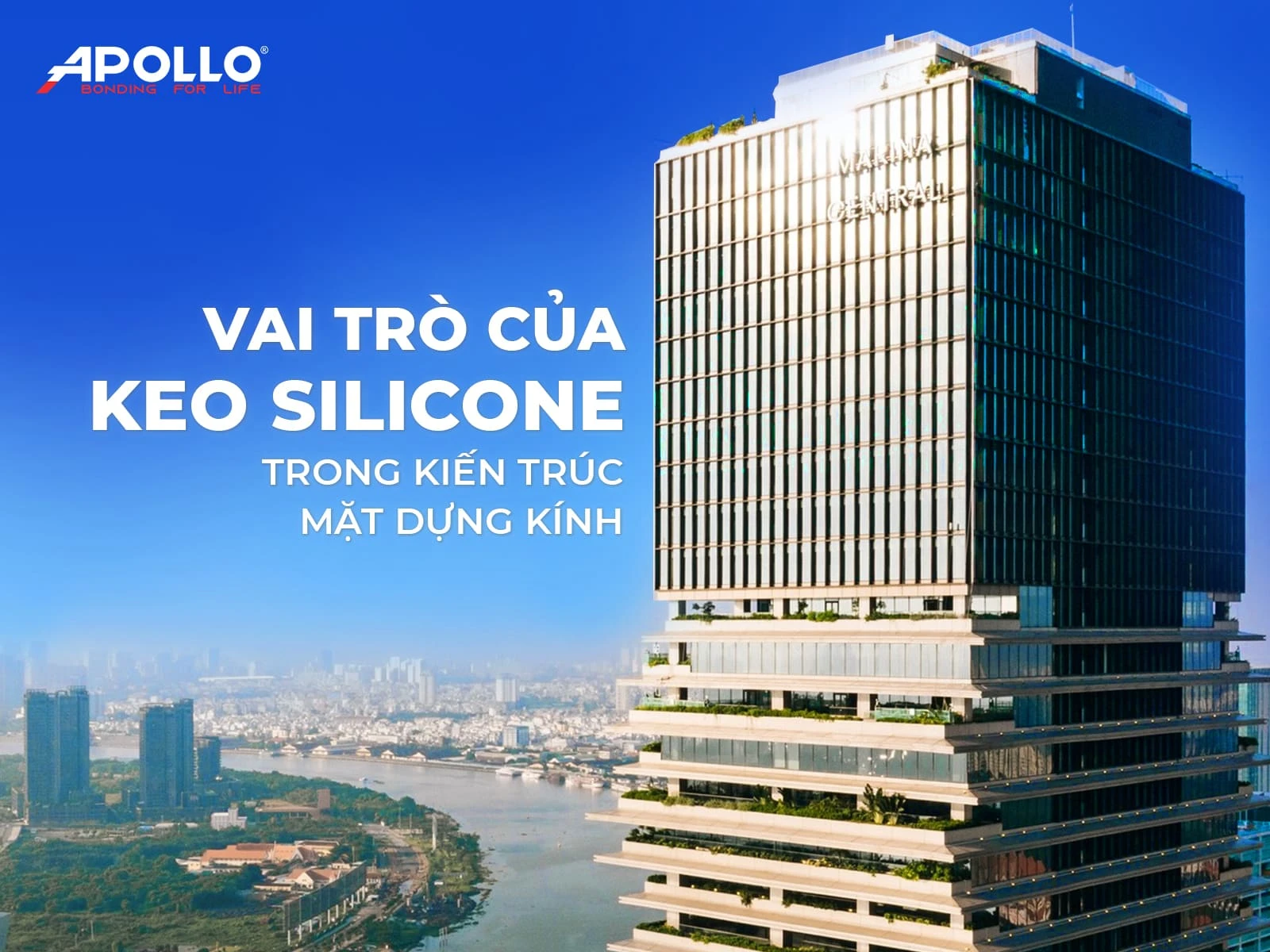 vai trò keo sillicone trong mặt dựng kính của công trình đạt chuẩn