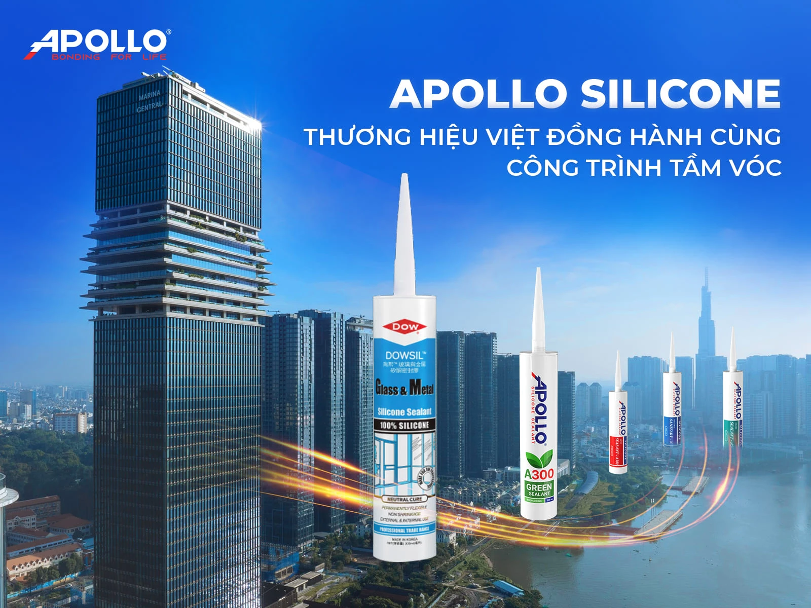 Apollo Silicone thương hiệu đồng hành trong các dự án hạ tầng trọng điểm