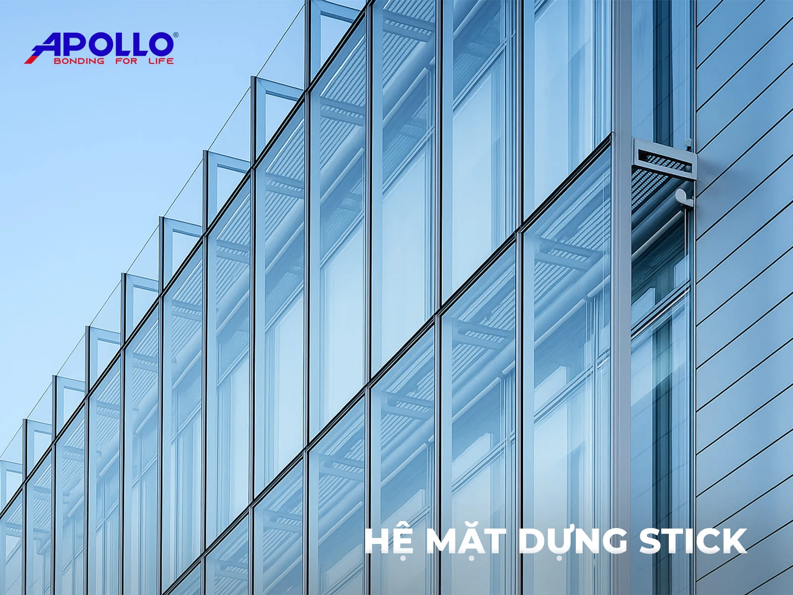 Hệ mặt dựng Stick - Giải pháp khung nhôm kính thi công linh hoạt, tiết kiệm