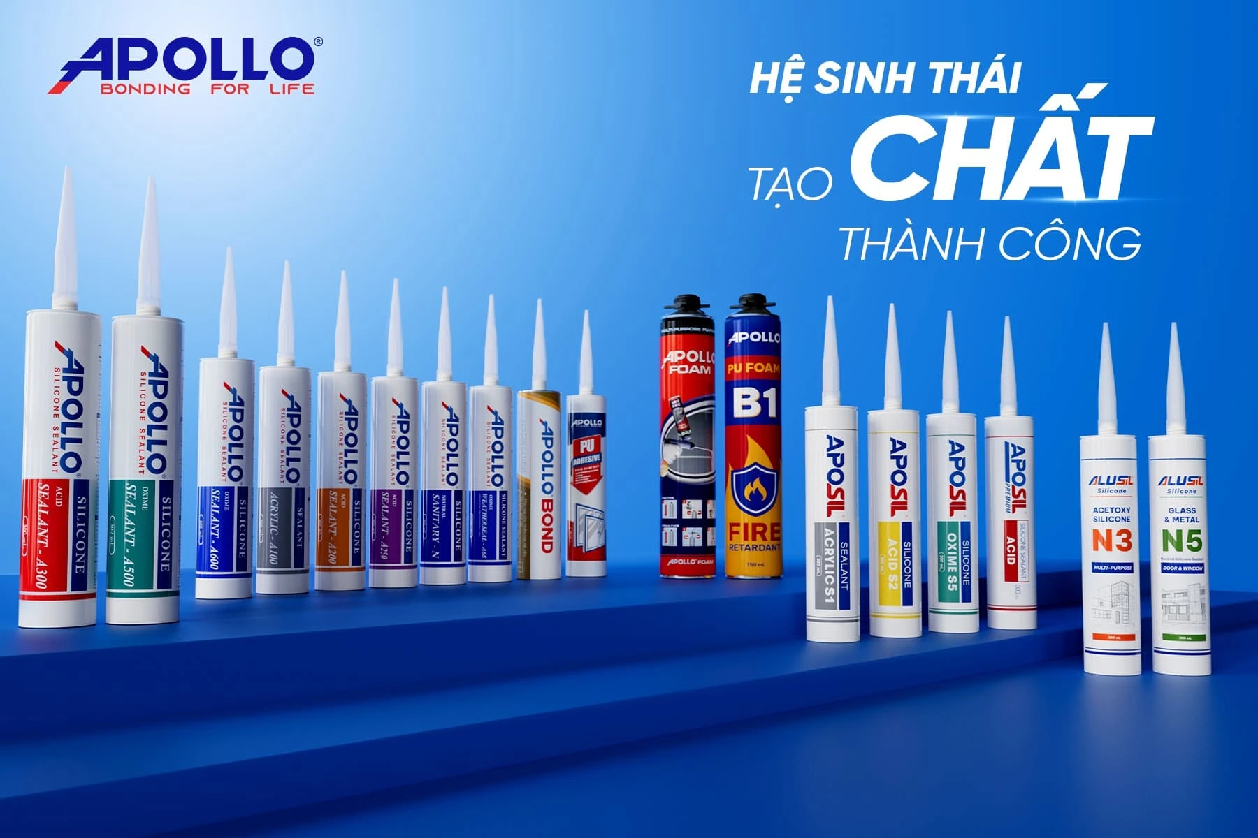Hệ sinh thái sản phẩm chất lượng cao từ Apollo Silicone