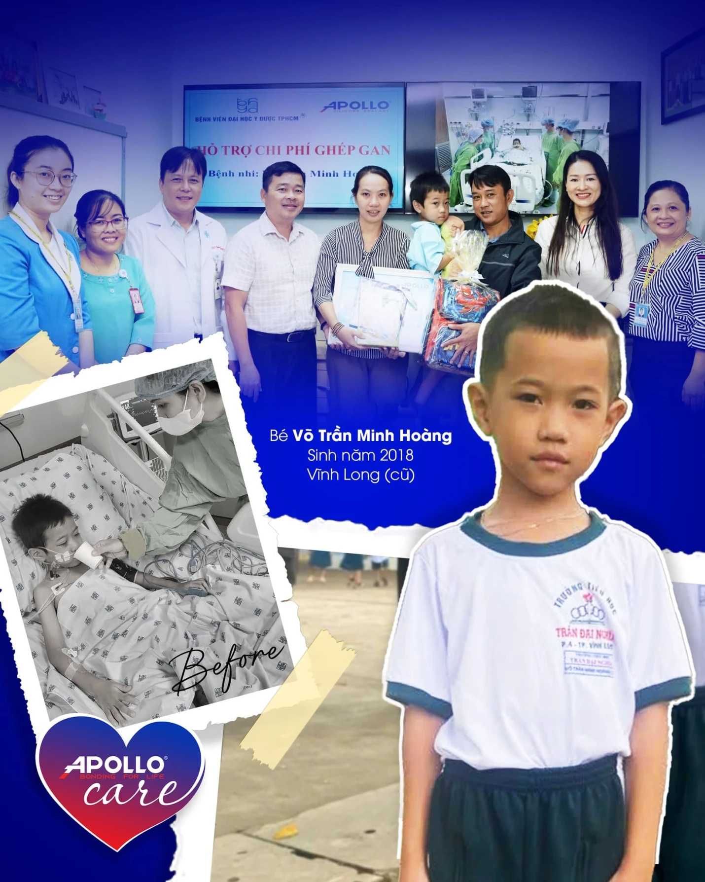 Hành trình kiên cường của em được tiếp sức bởi niềm tin và sự tận tâm của đội ngũ y bác sĩ