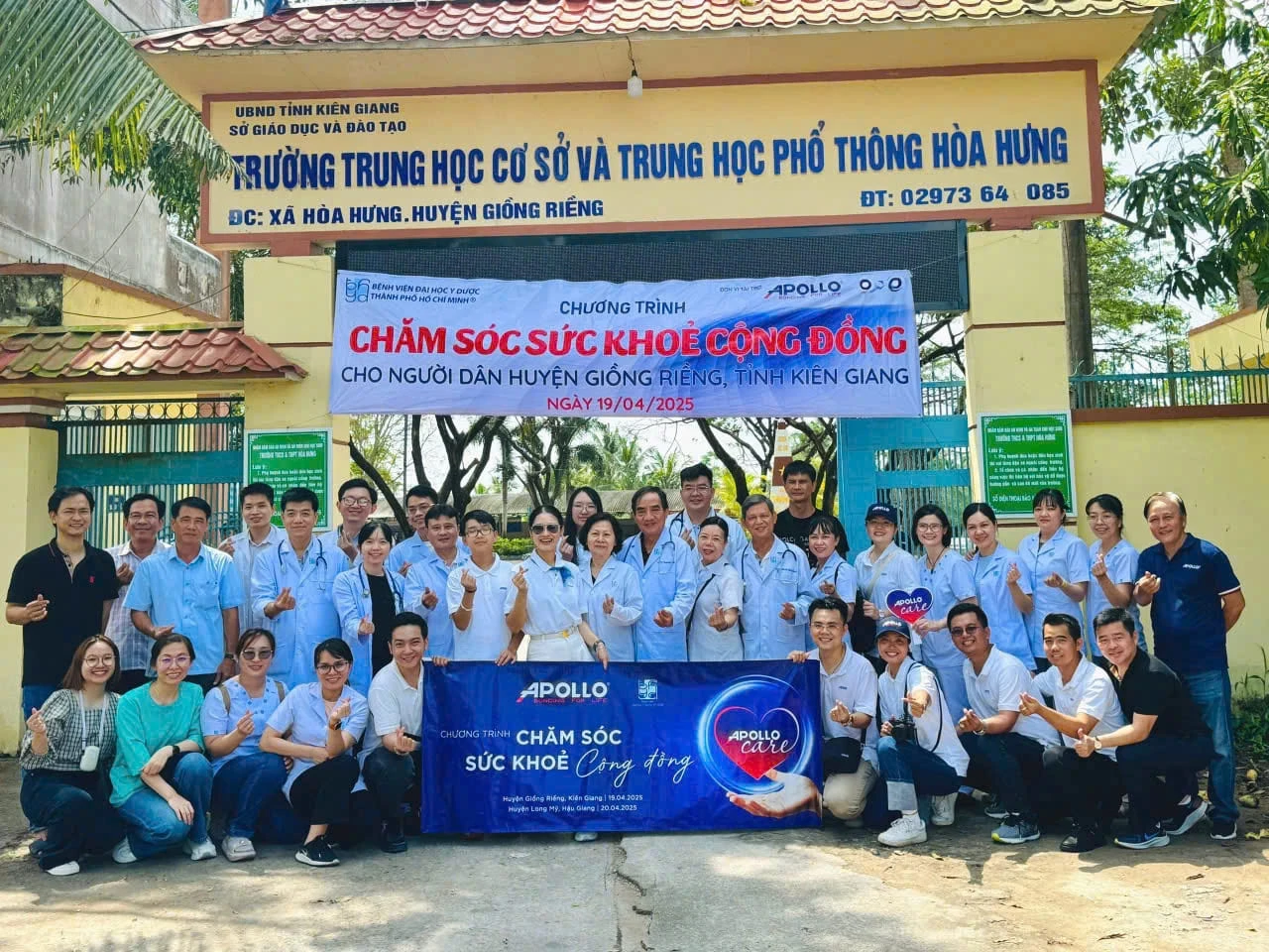 Apollo Care lan tỏa yêu thương, sự tử tế đến với bà con tại huyện Giồng Riềng tỉnh Kiên Giang
