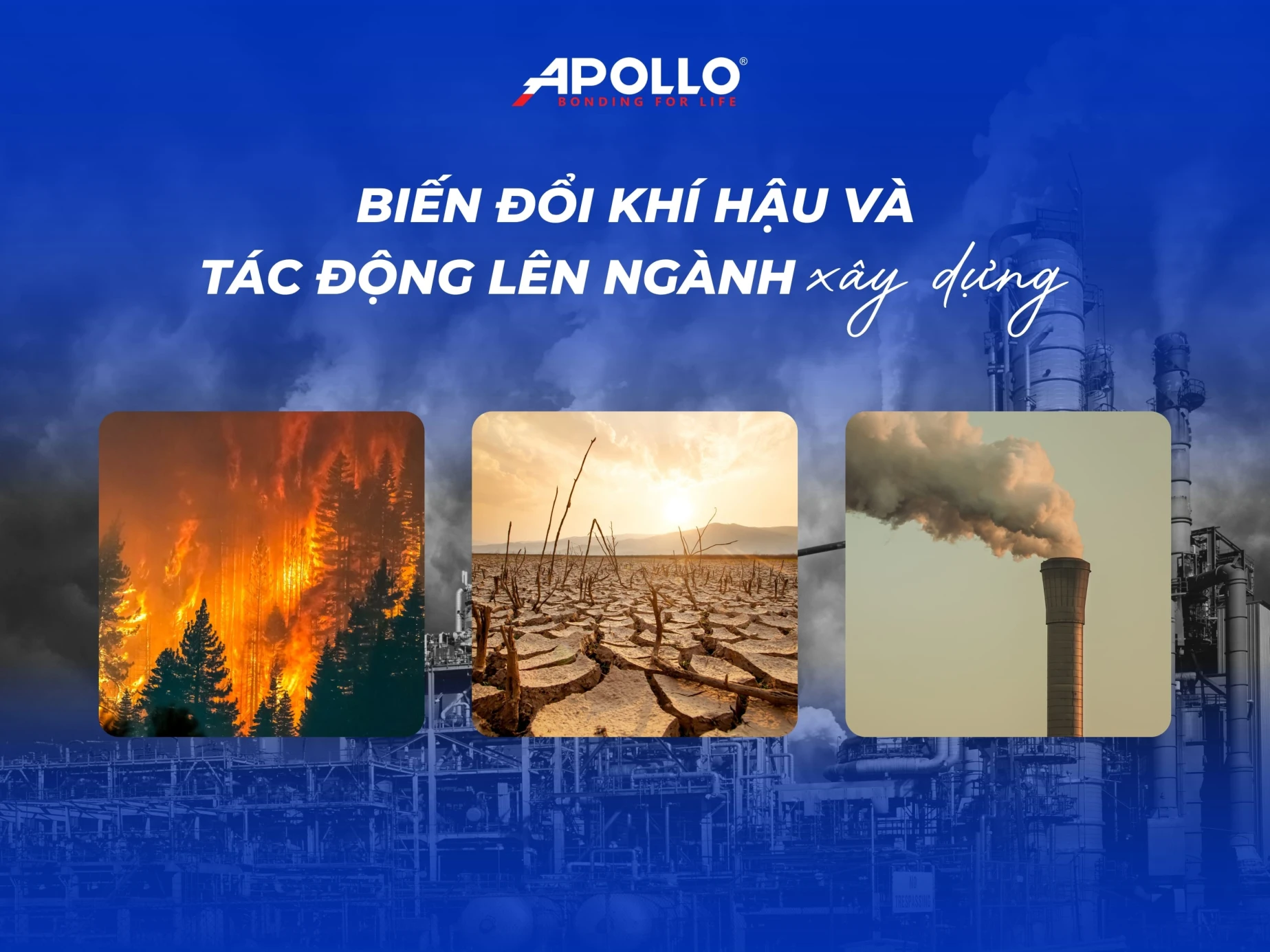 biến đổi khí hậu tác động lên ngành xây dựng