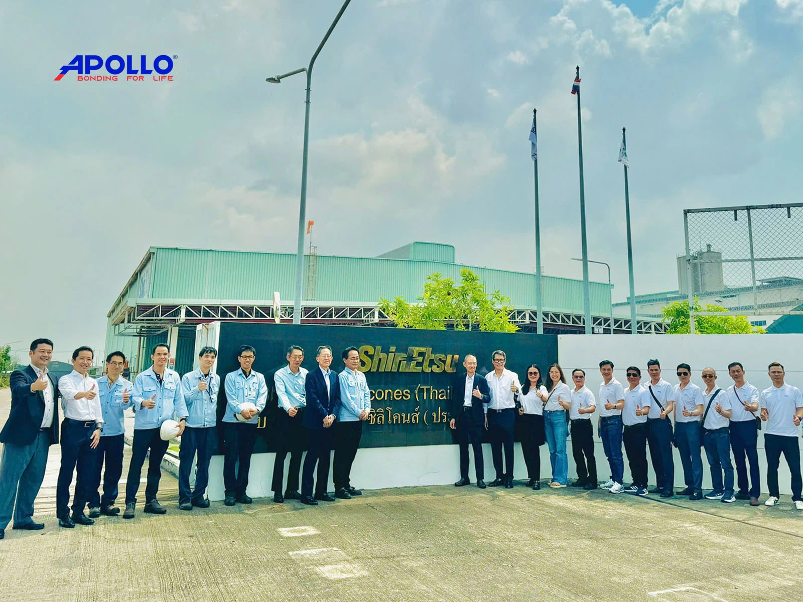 Apollo Silicone thăm quan nhà máy Shinetsu tiếp nối hành trình xanh phát triển bền vững