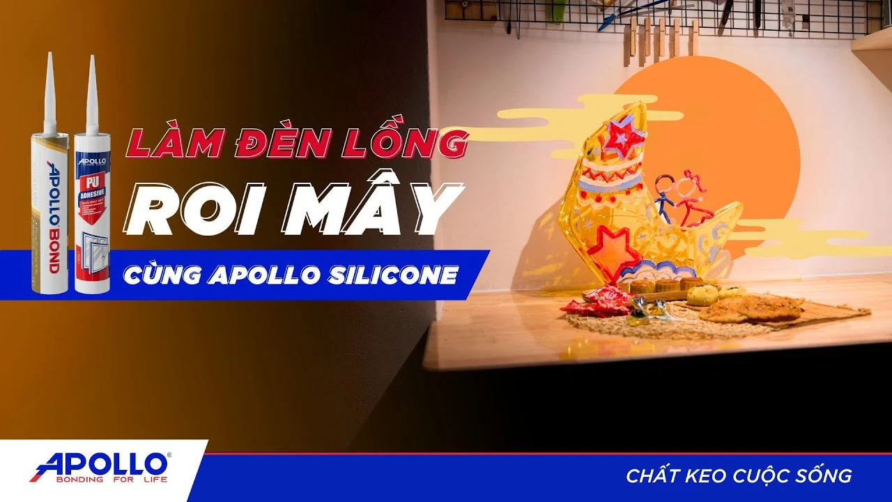 Tự tay làm đèn lồng Trung Thu từ keo ép góc Apollo, sáng tạo và độc đáo | Tháo vát hơn mỗi ngày