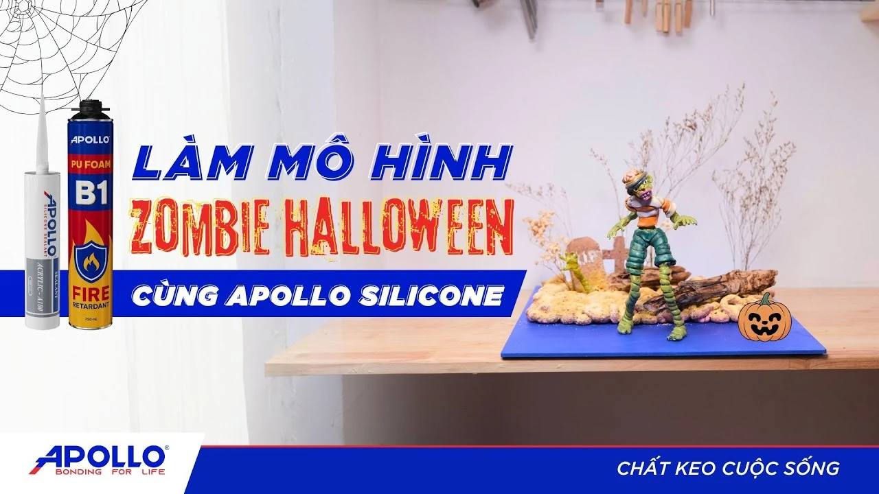 Cách làm mô hình zombie rùng rợn bằng keo Apollo A100 | Tháo vát hơn mỗi ngày