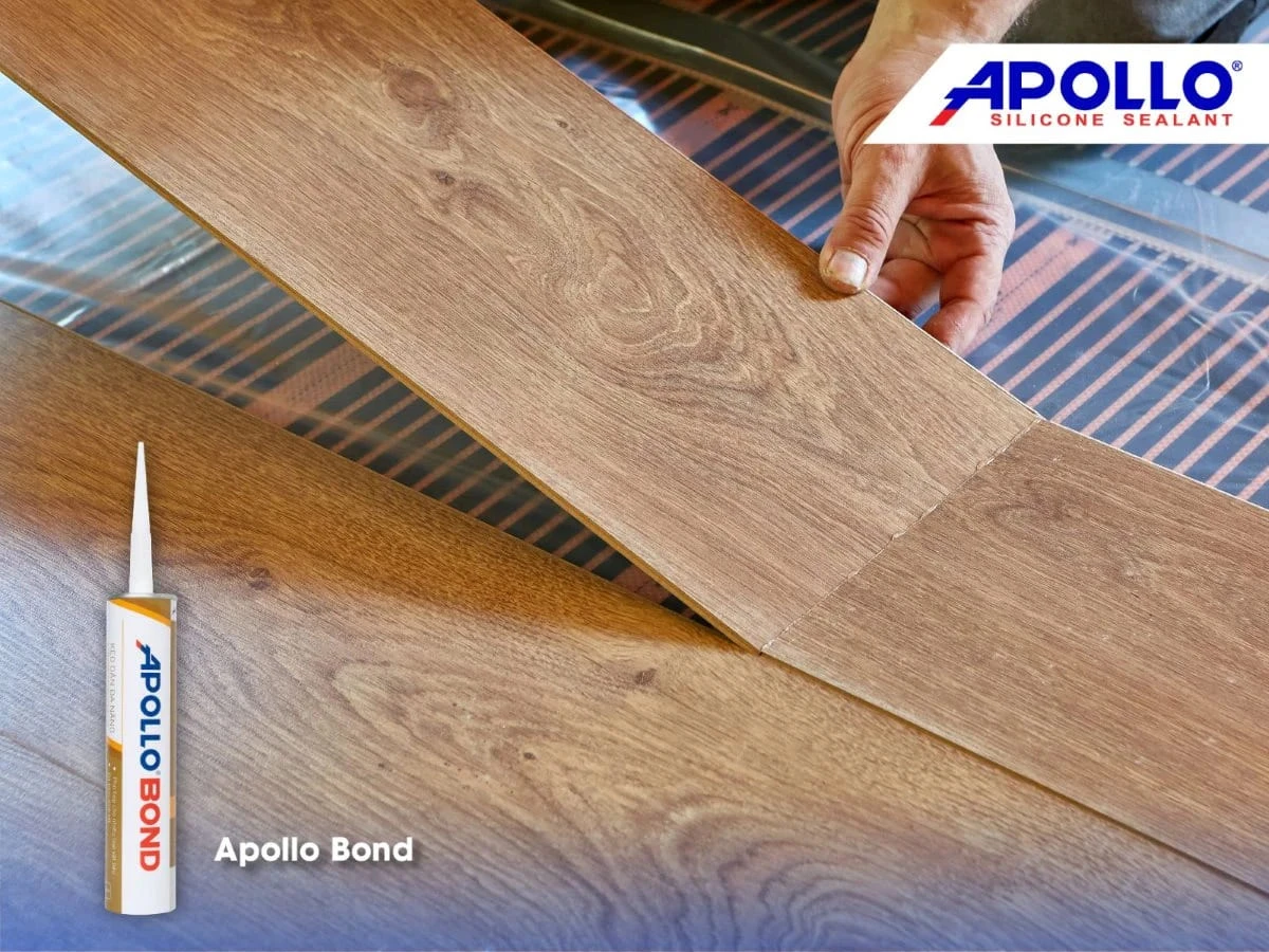 Chất keo đa năng Apollo Bond với thành phần cao su tổng hợp, mang lại khả năng định hình, kết dính tốt, đảm bảo độ bền cho ván gỗ ép