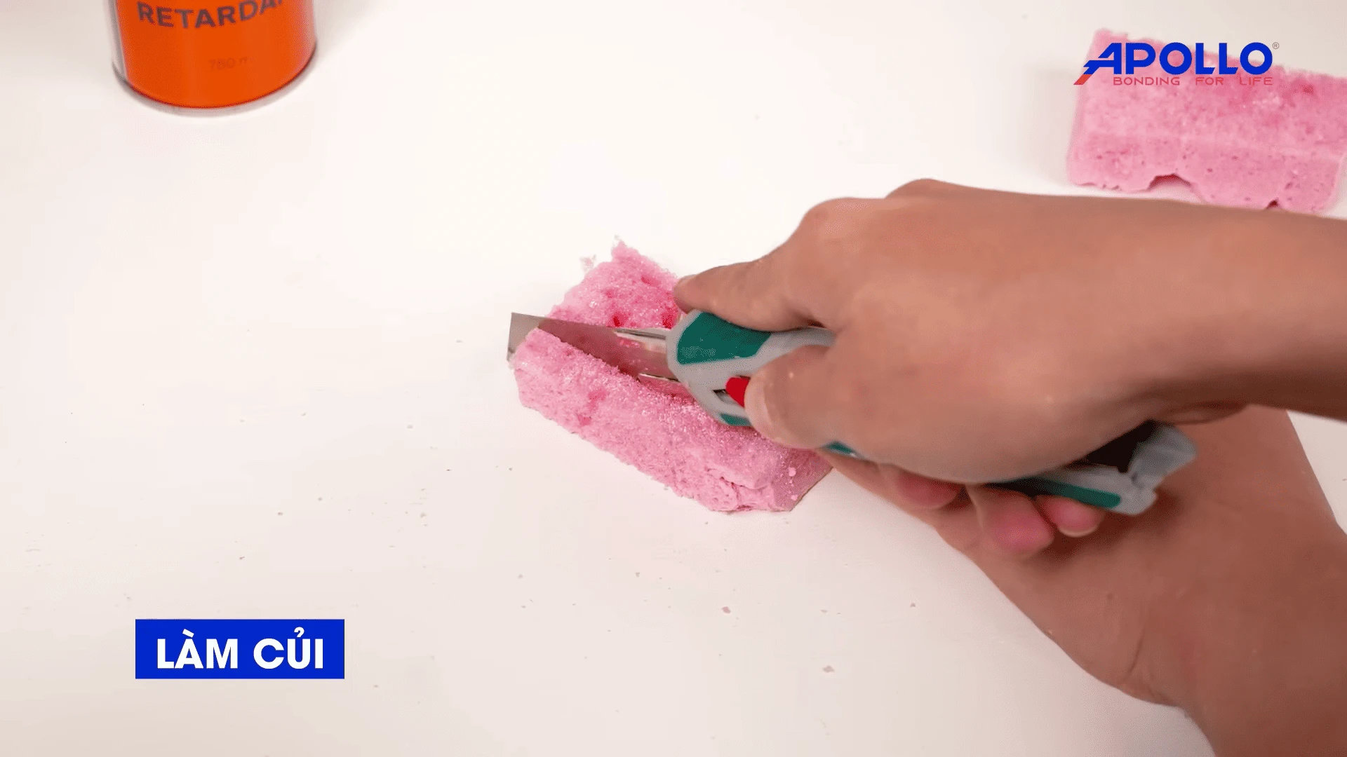 Tạo hình thanh củi cho mô hình nồi bánh chưng