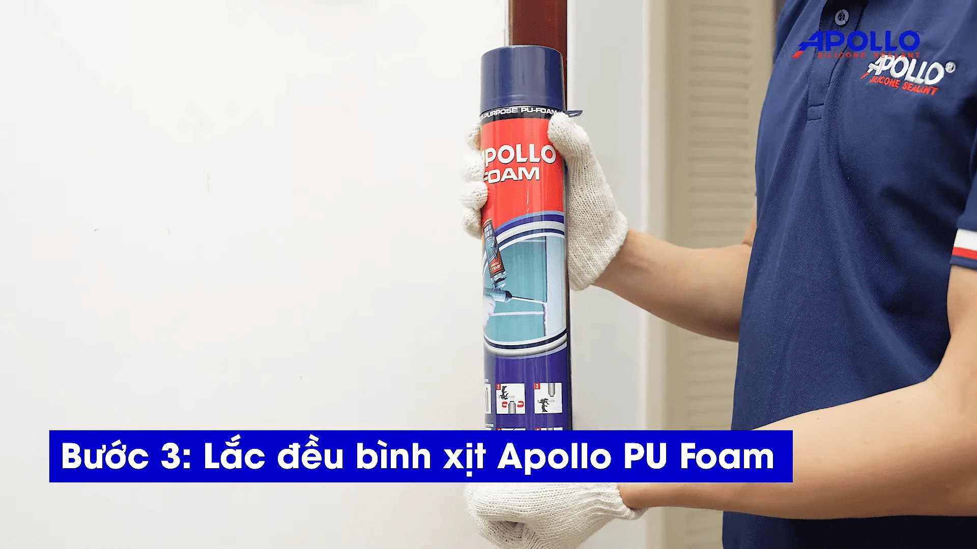 Apollo PU Foam giúp lấp đầy lỗ rỗng hiệu quả, tăng kín khít, hạn chế ẩm và bụi