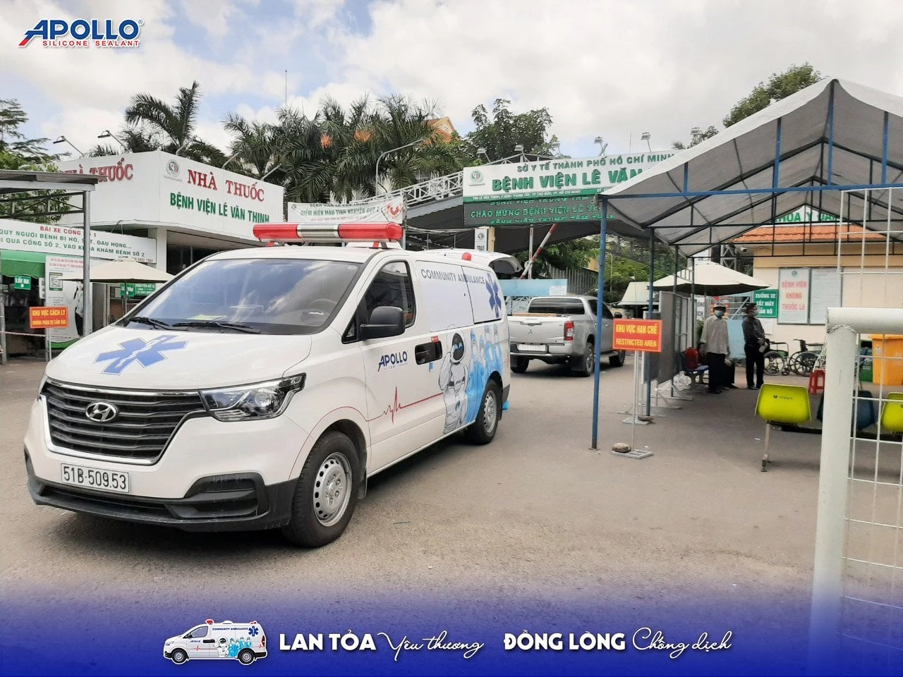 A journey of voluntary Apollo Silicone ambulances.
