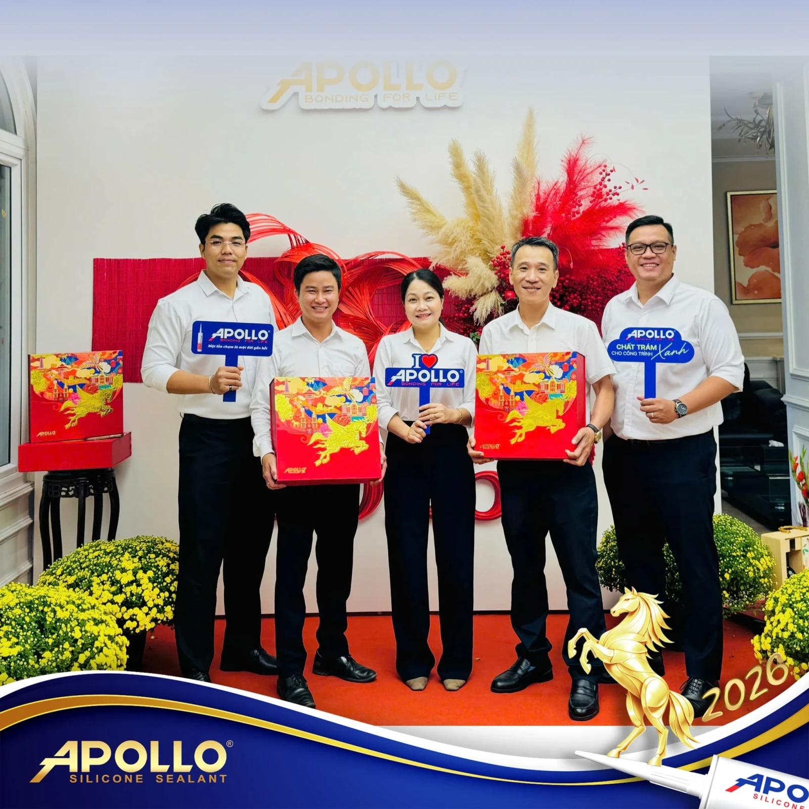 Những phần quà Tết từ Apollo là lời tri ân chân thành gửi đến Quý Khách Hàng và Nhà Phân Phối đã tin tưởng và gắn kết cùng thương hiệu