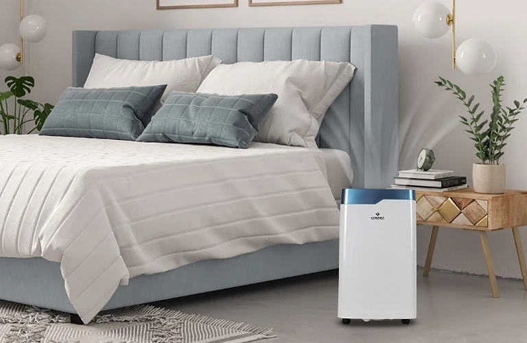 Máy hút ẩm chống nhà bị ẩm mốc phù hợp với phòng kín, ít thông gió