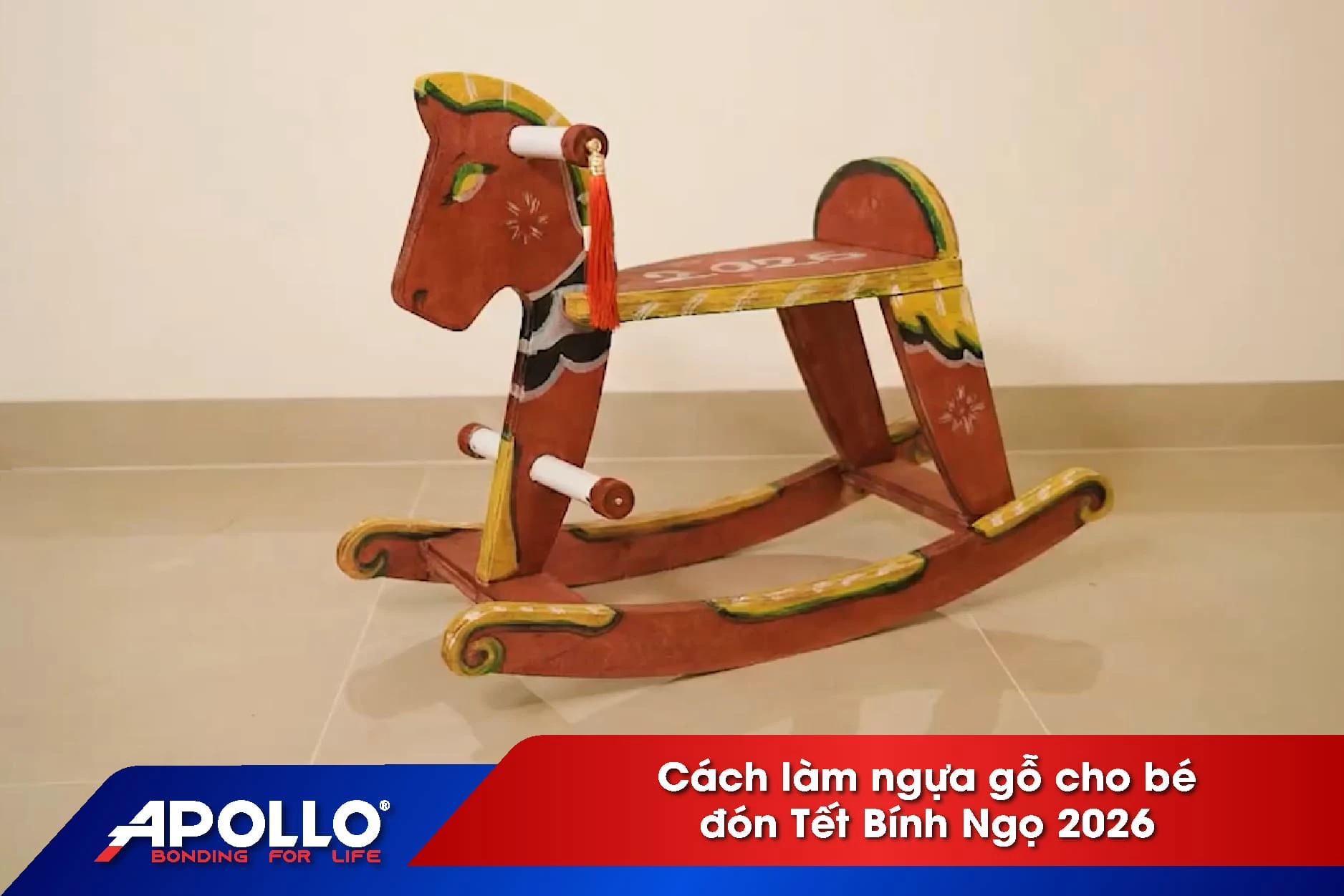 Hướng dẫn cách làm ngựa gỗ bập bênh tại nhà cho bé